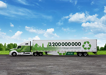 Transport de matières recyclables